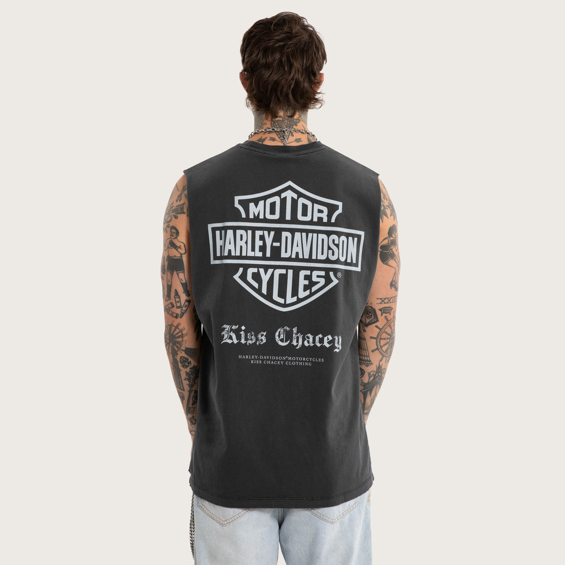 Harley-Davidson x Kiss Chacey Idle Relaxed Muscle - Pigment Black