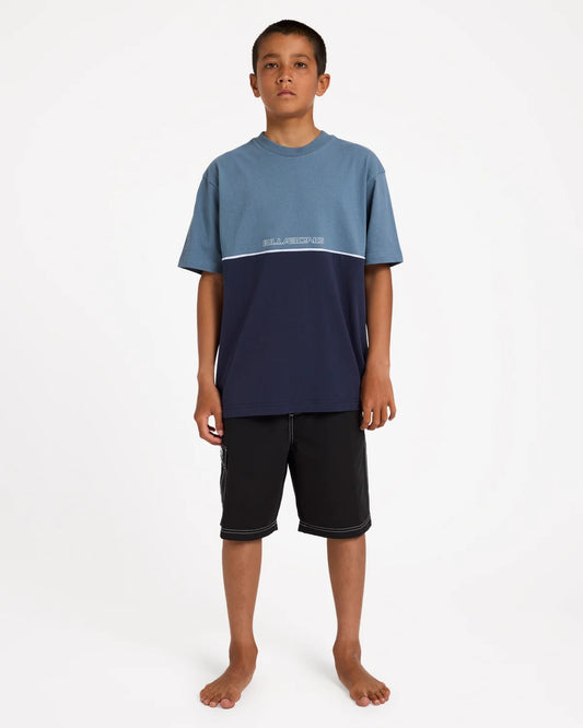 Billabong Boys Spec Legacy Tee - Cloud Blue