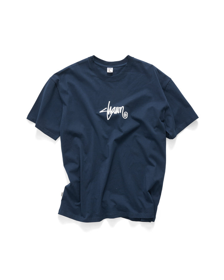 S-Double Small Stock Tee - Navy