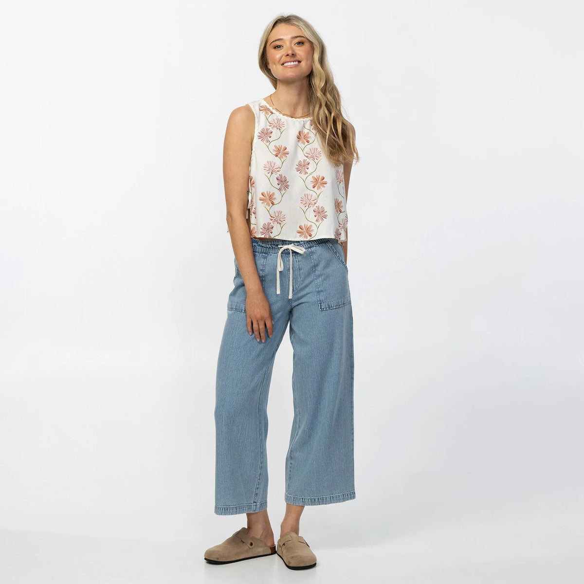 O'Neill Athena Ivy Floral Top - Tofu