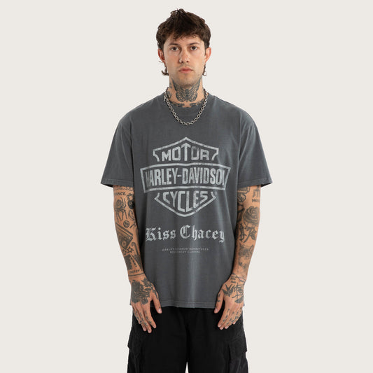 Harley-Davidson x Kiss Chacey Downshift Relaxed Tee - Pigment Turbulence