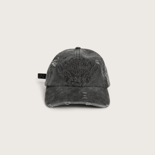 Harley-Davidson x Kiss Chacey Knock Dad Cap - Washed Black
