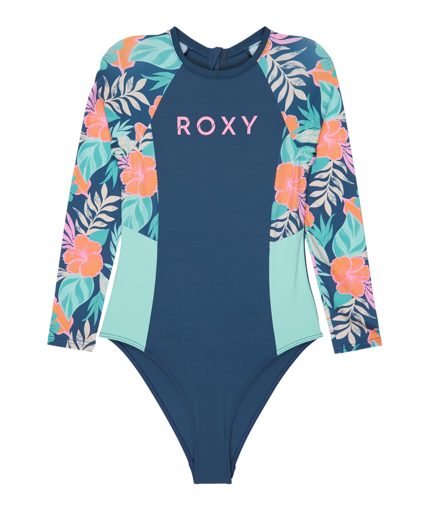 Roxy Active Floral RG Onesie - Vintage Indigo Tropical Advent