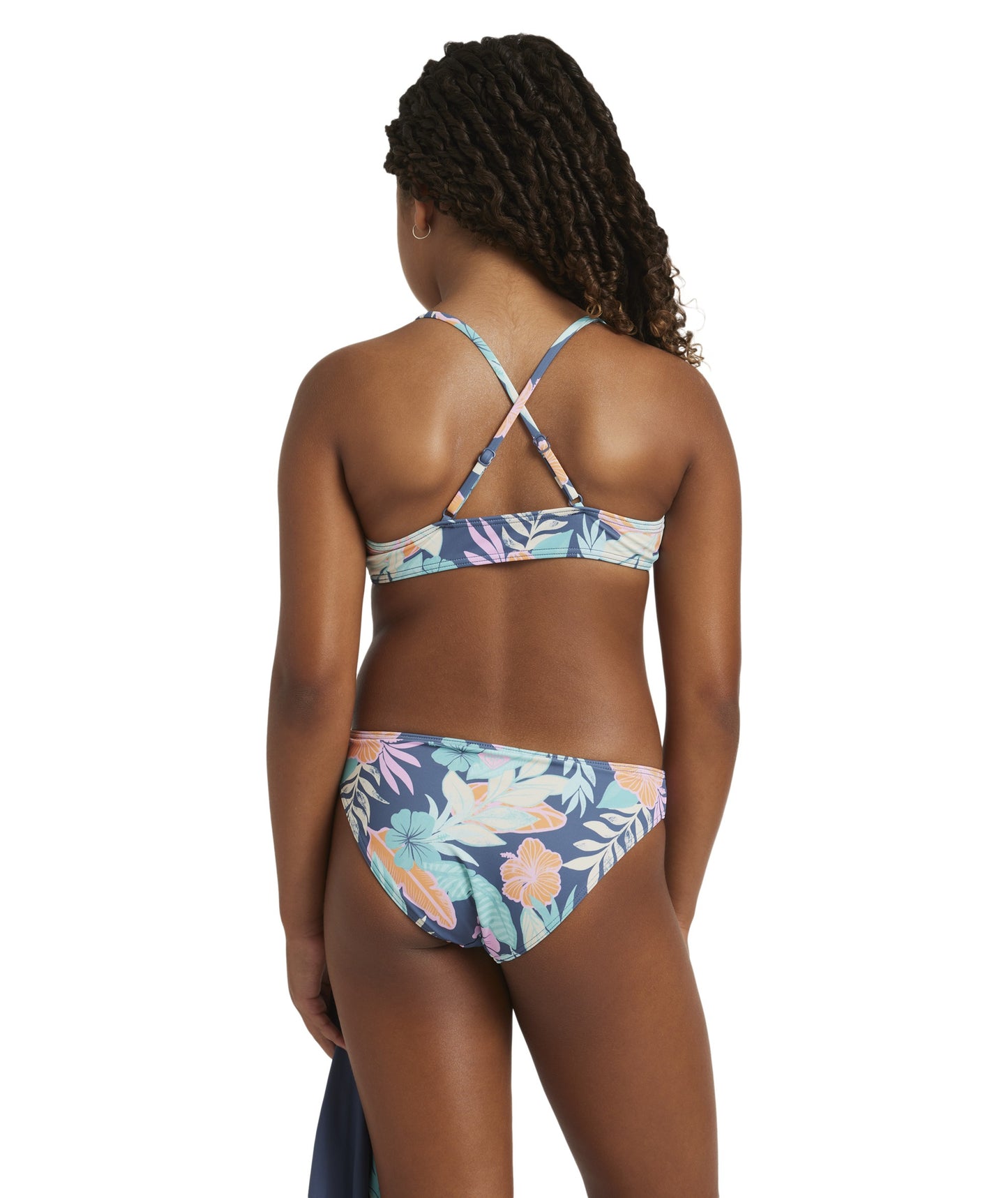 Roxy Active Floral RG Swim Set Pack - Vintage Indigo Tropical Advent