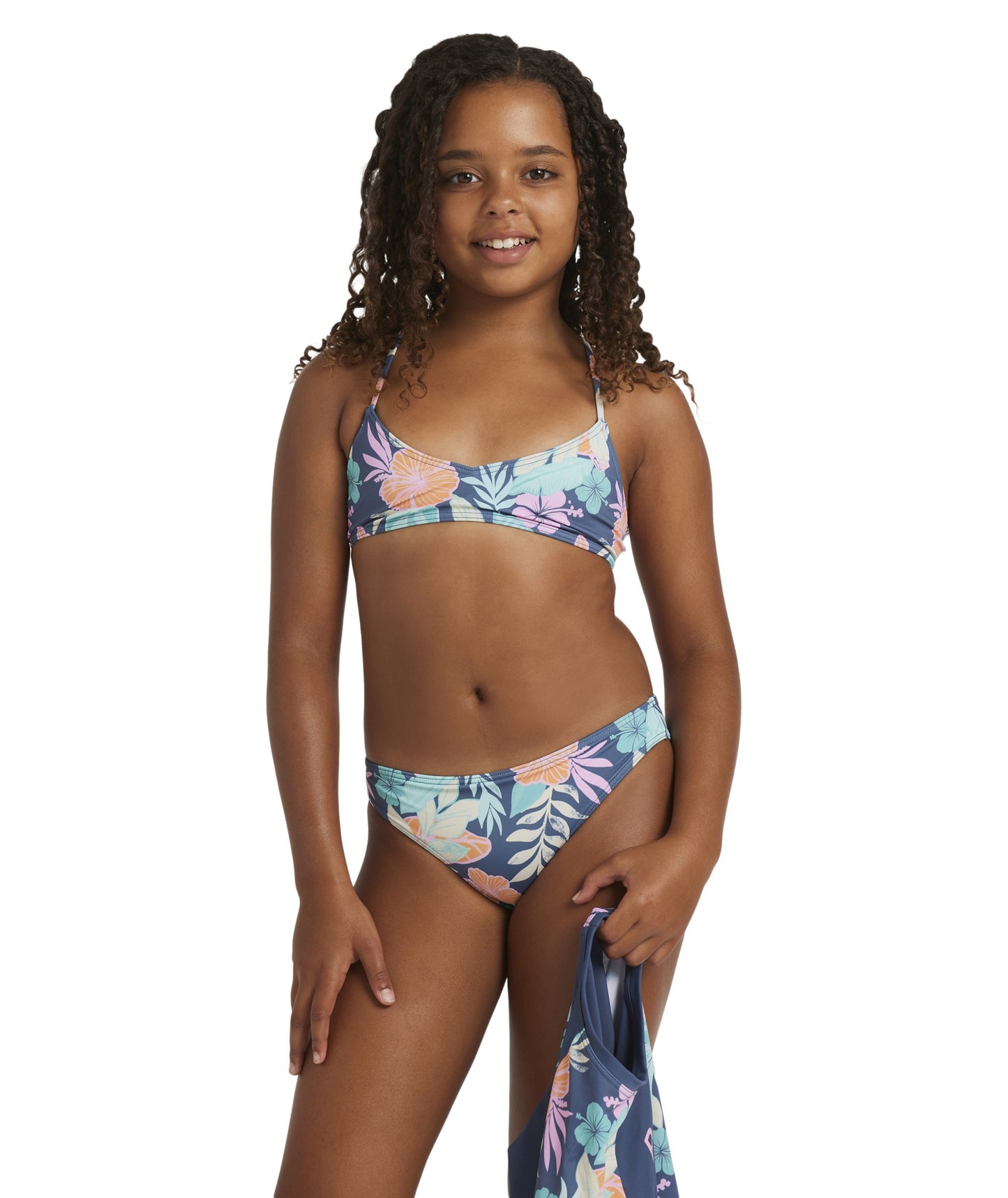 Roxy Active Floral RG Swim Set Pack - Vintage Indigo Tropical Advent