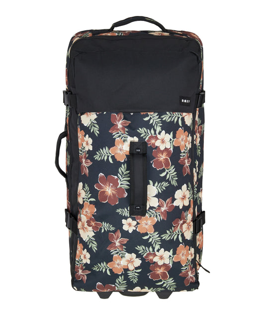 Roxy Big Souvenir Travel Bag - Almond Tropical Feels