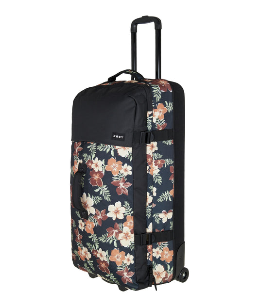 Roxy Big Souvenir Travel Bag - Almond Tropical Feels