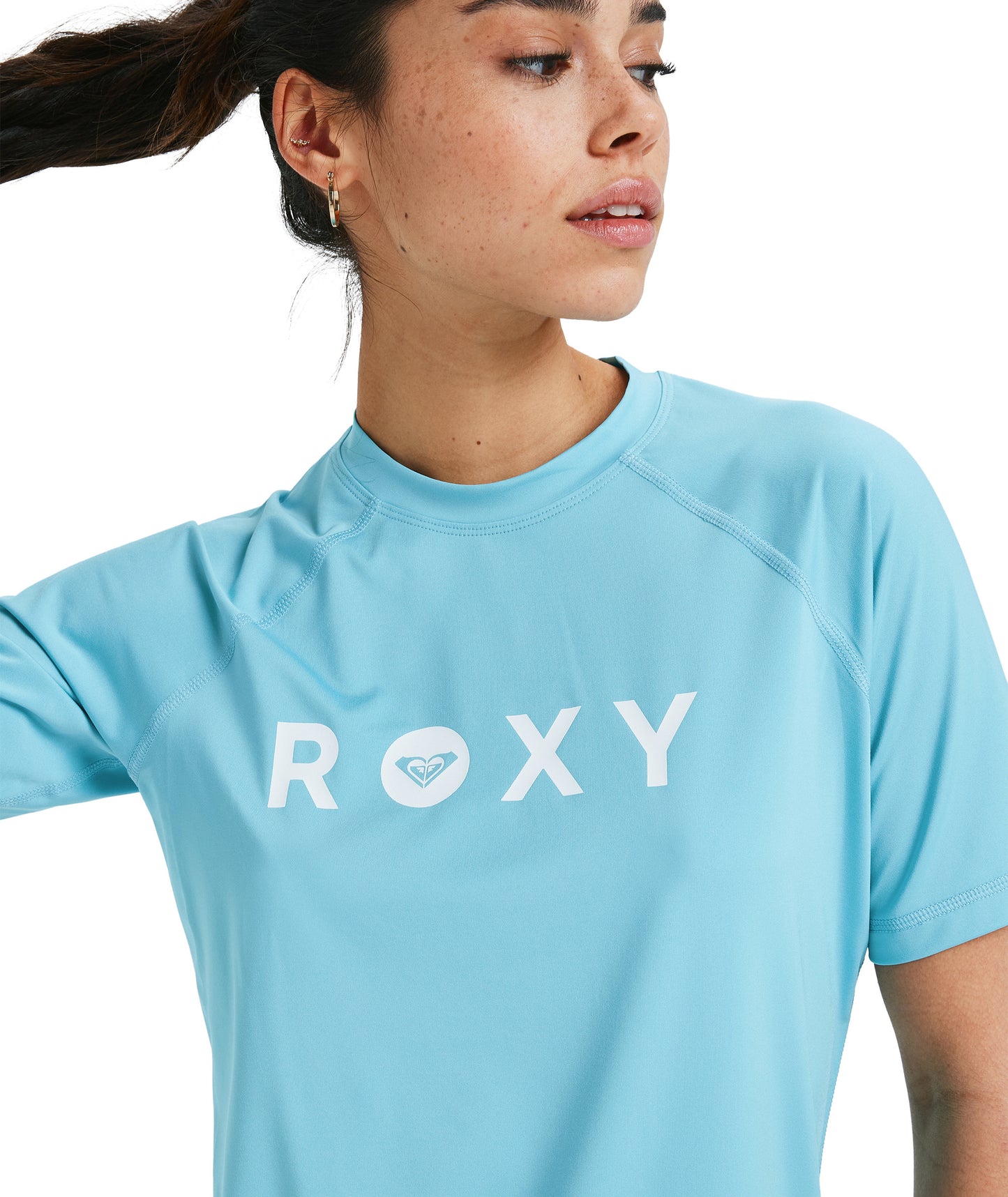 Roxy Essential Lycra SS Rash Vest - Coastal Shade