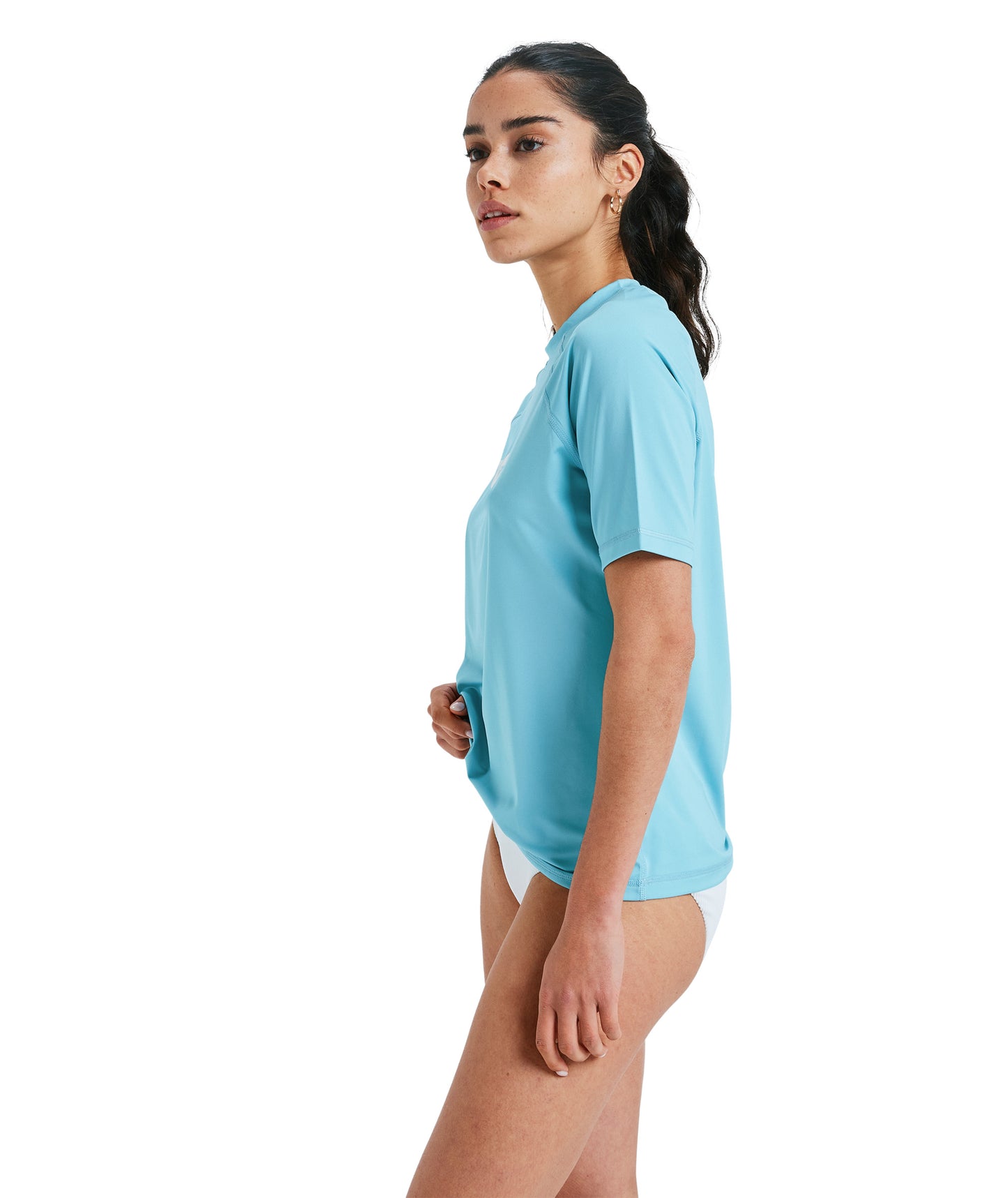 Roxy Essential Lycra SS Rash Vest - Coastal Shade