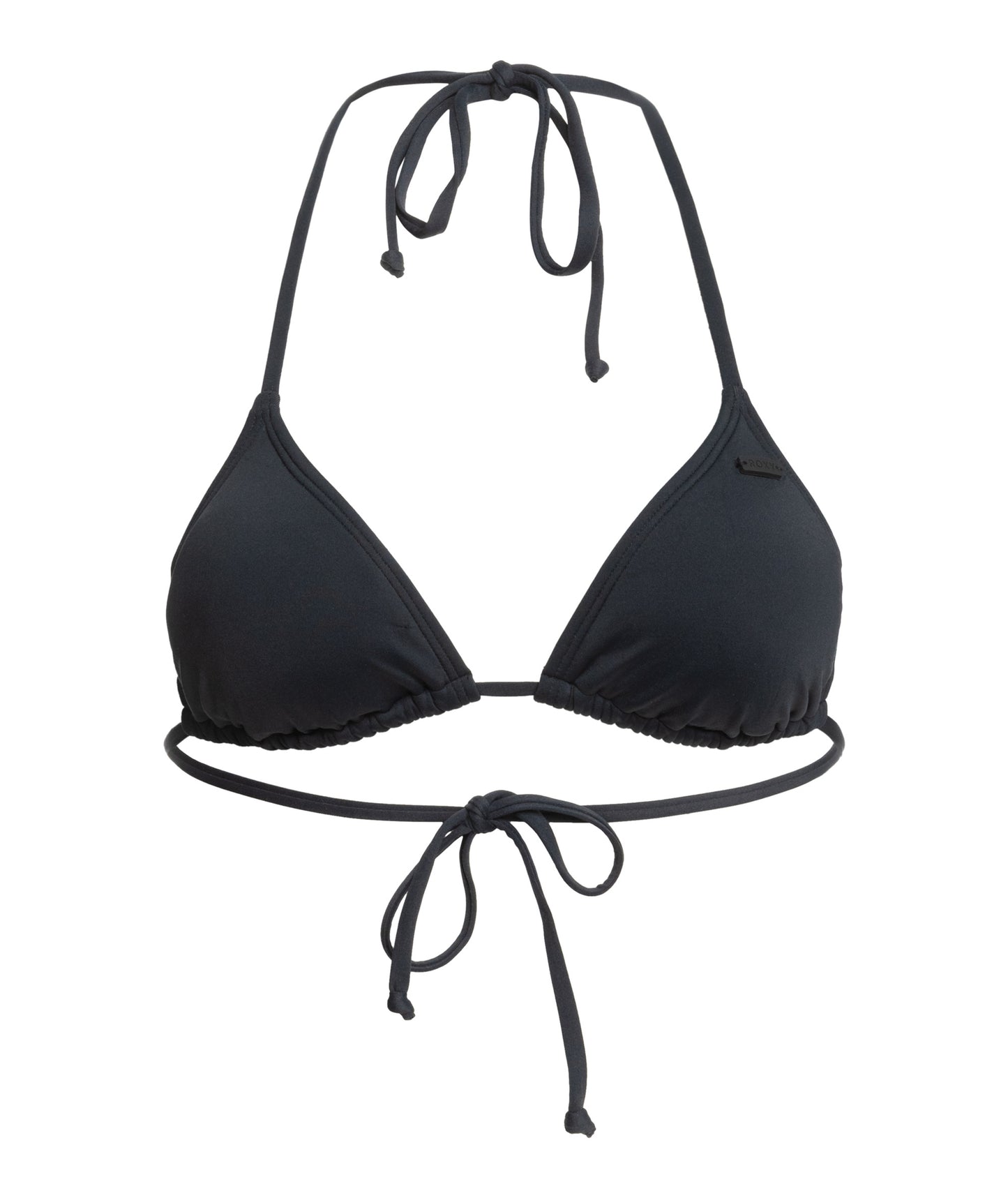 Roxy SD Beach Classics Tiki Tri Bikini Top - Anthracite