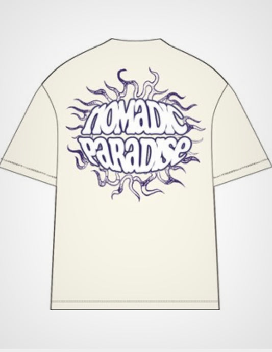 Nomadic Paradise Blaze Street Tee - Tofu