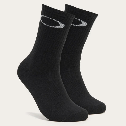 Oakley Ellipse Crew Sock (3Pcs) - Blackout - Guys & Girls Surf n Street