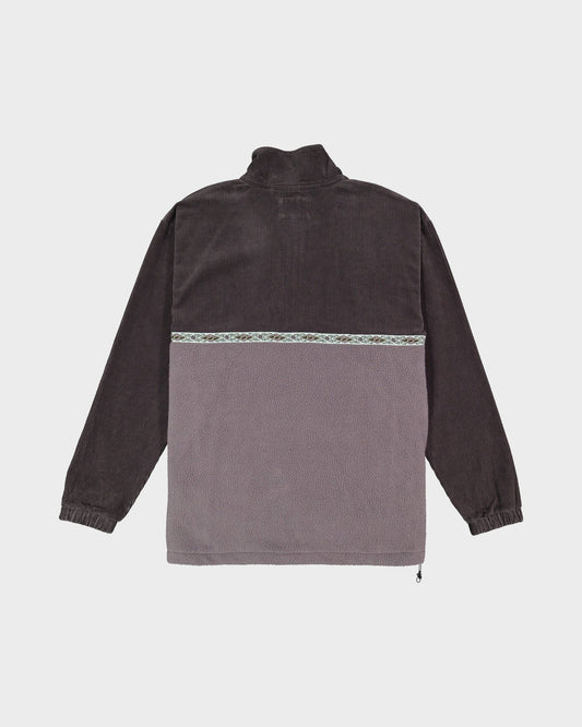 Billabong Space Lobster Half Zip Fleece Pullover - Washed Black