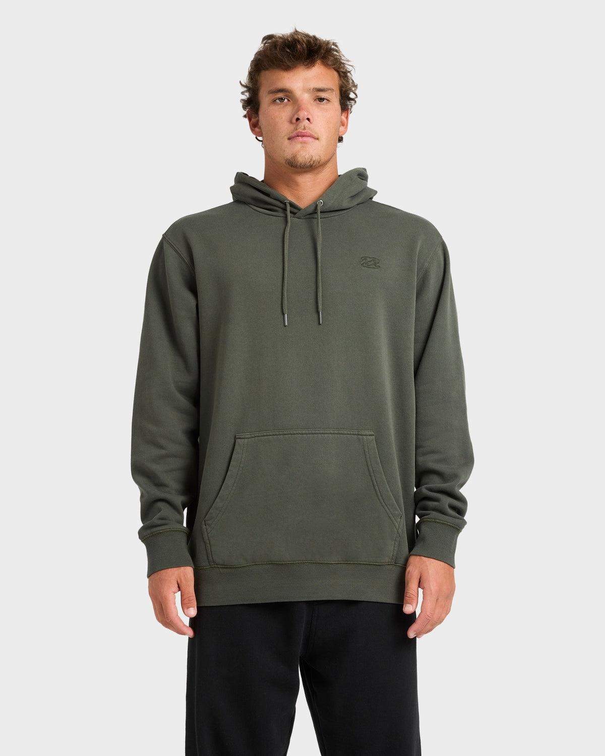Billabong Premium Wave Wash Pullover Hoodie - Deep Forest
