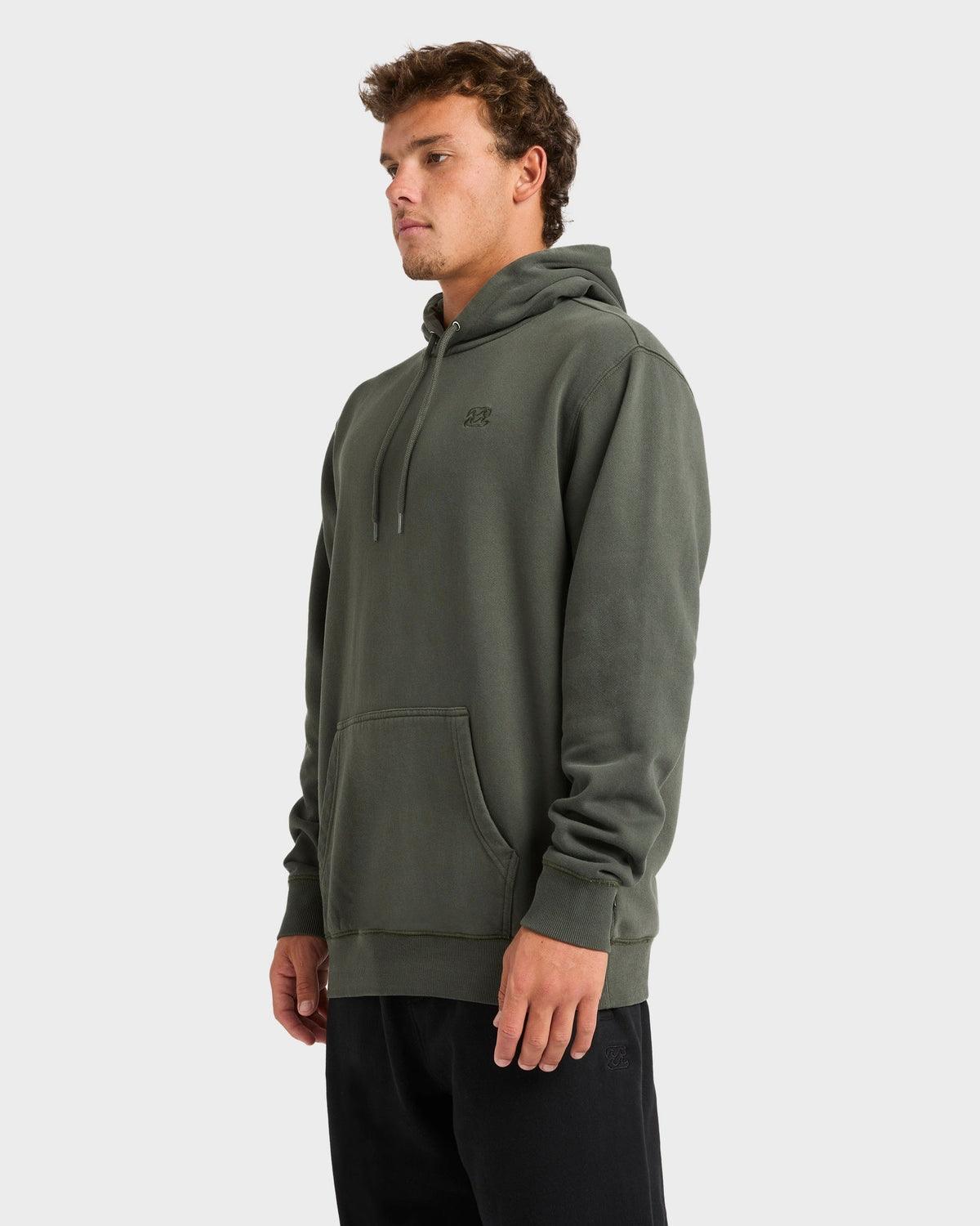 Billabong Premium Wave Wash Pullover Hoodie - Deep Forest