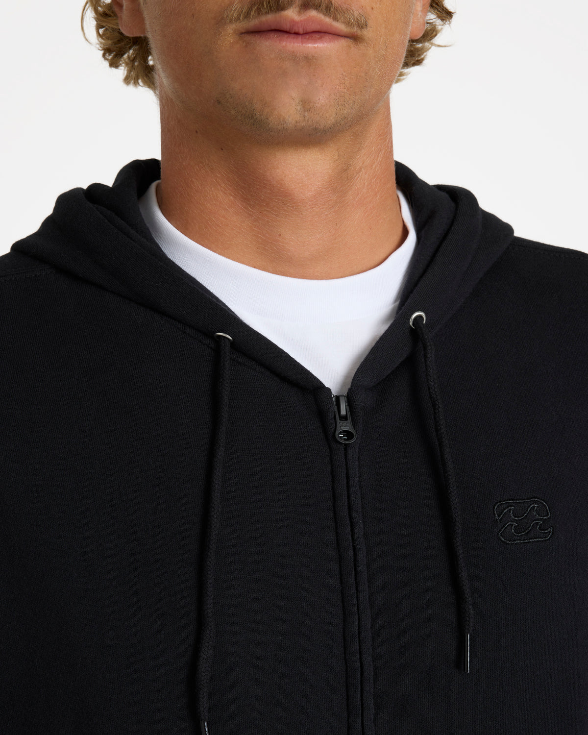 Billabong Premium Wave Wash Zip Up Hoodie - Black