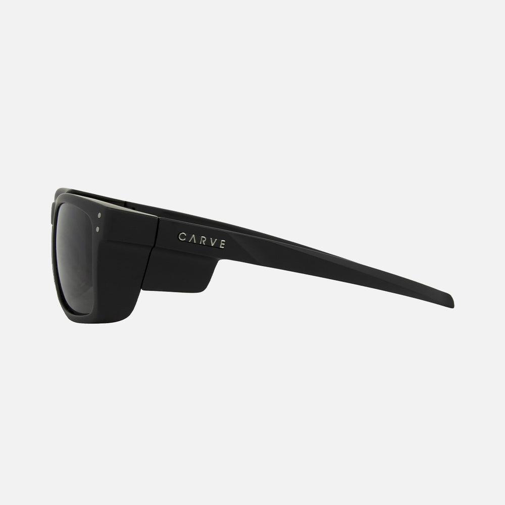 Carve Smoko - Safety Matt Black Frame - Grey Polarized Lens