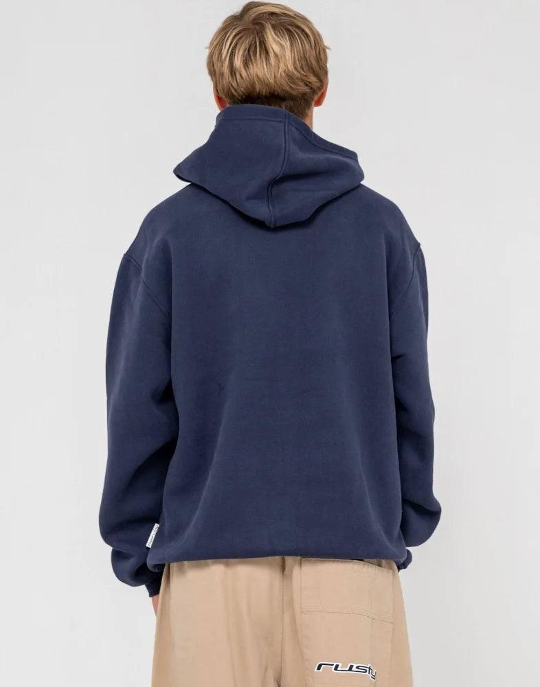 Rusty Flip Daddy 2.0 Fleece Hoodie - Navy Blue