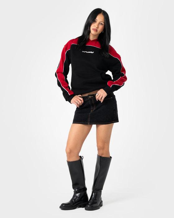 Rusty Pump It Up Fleece Hoodie - Black