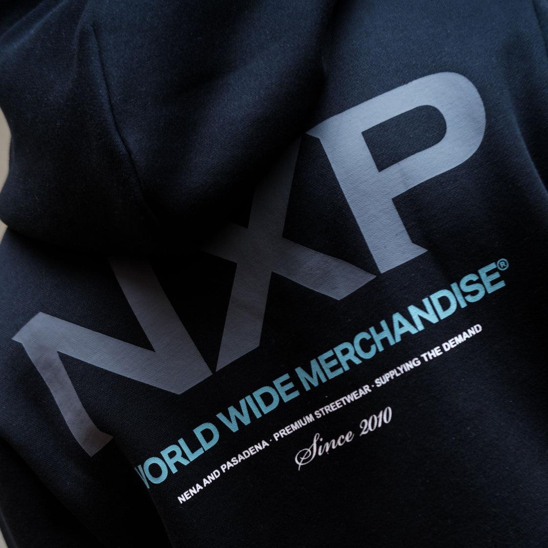 Nena And Pasadena Peak Dual Curved Hoodie - Jet Black