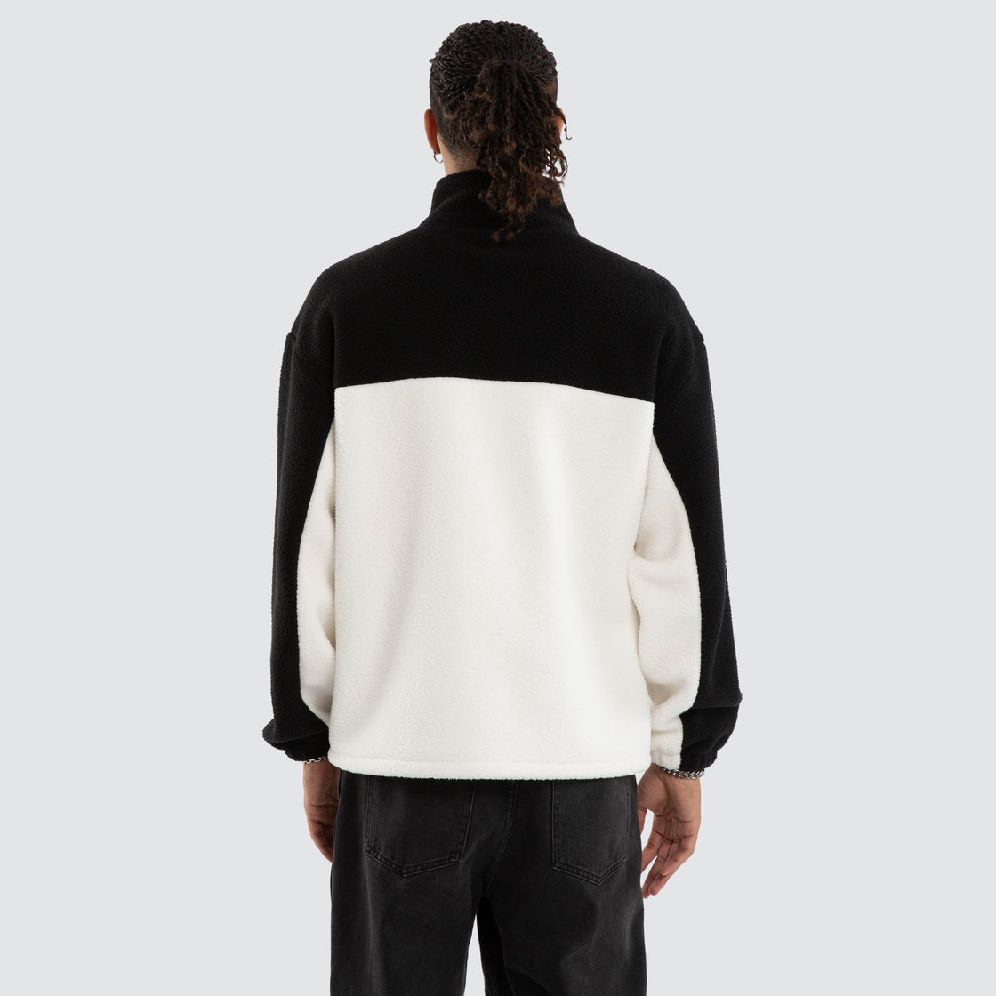 Nena And Pasadena Slick Pullover - Black/White