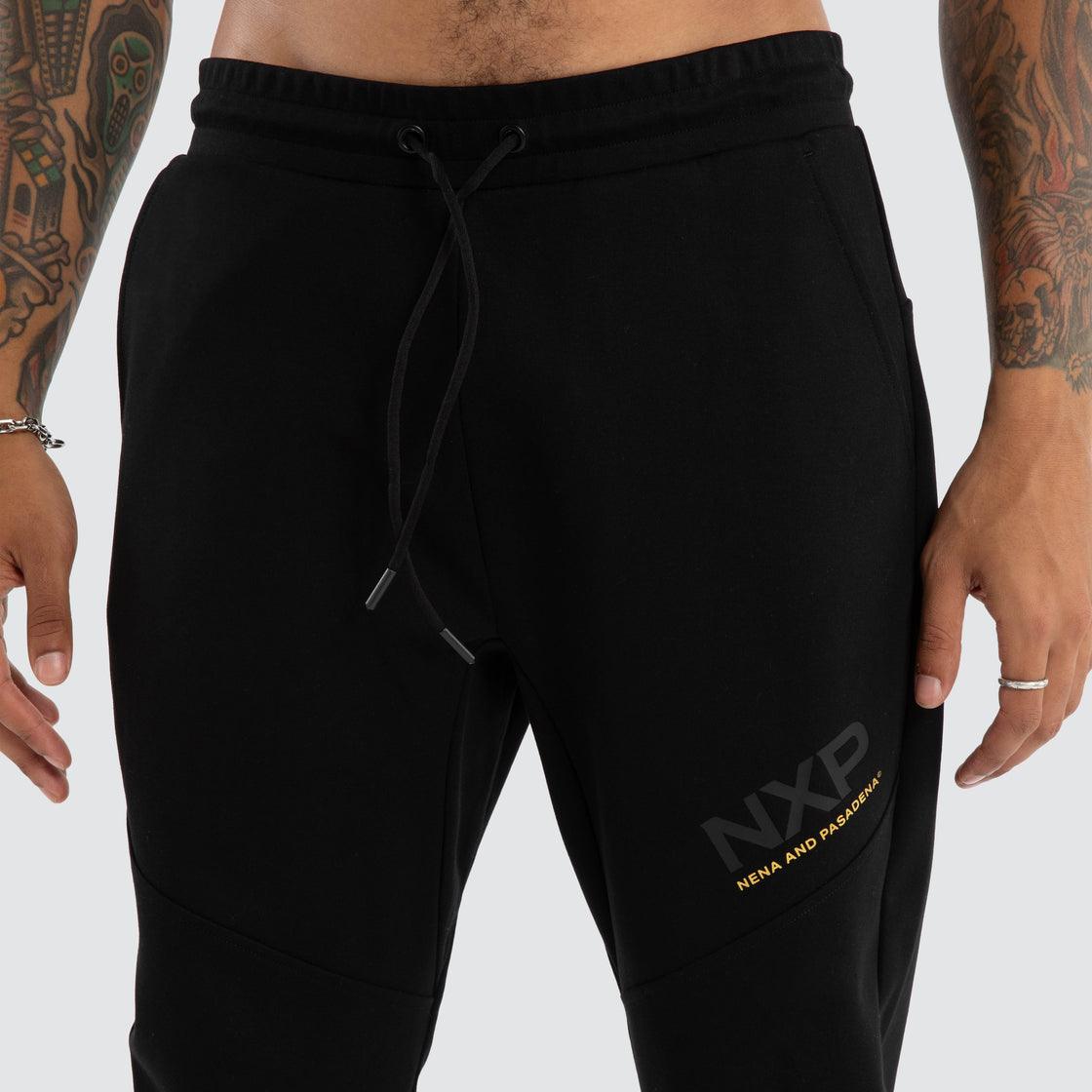 Nena And Pasadena Turret Slim Trackpant - Jet Black