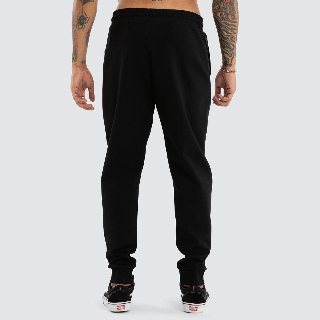 Nena And Pasadena Turret Slim Trackpant - Jet Black