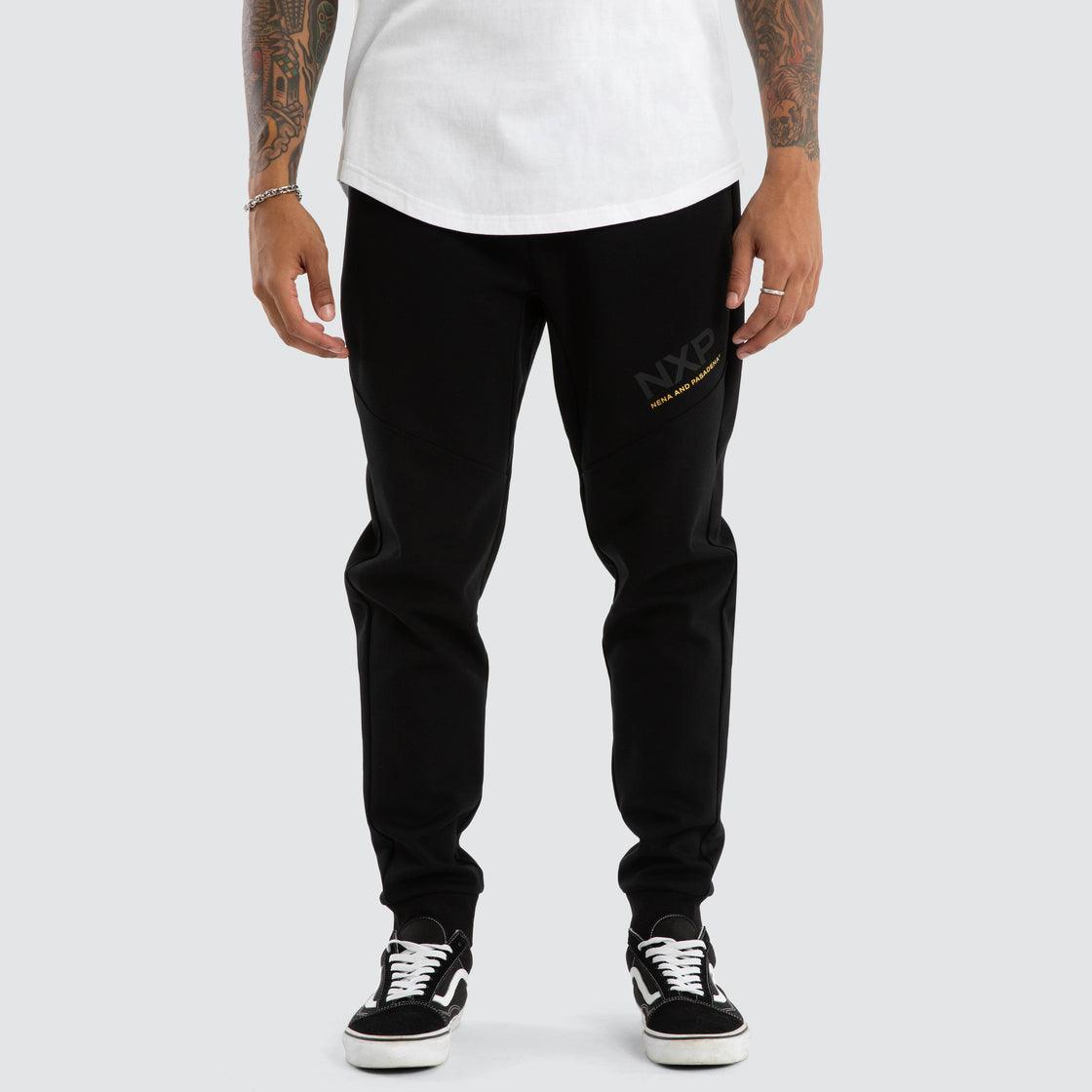 Nena And Pasadena Turret Slim Trackpant - Jet Black