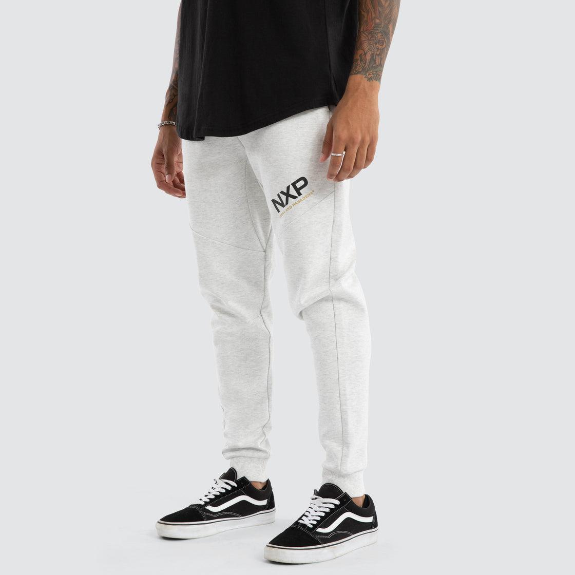 Nena And Pasadena Turret Slim Trackpant - Grey Marle