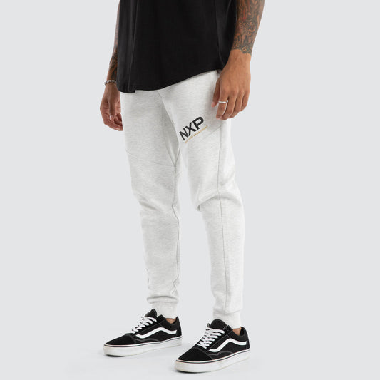Nena And Pasadena Turret Slim Trackpant - Grey Marle