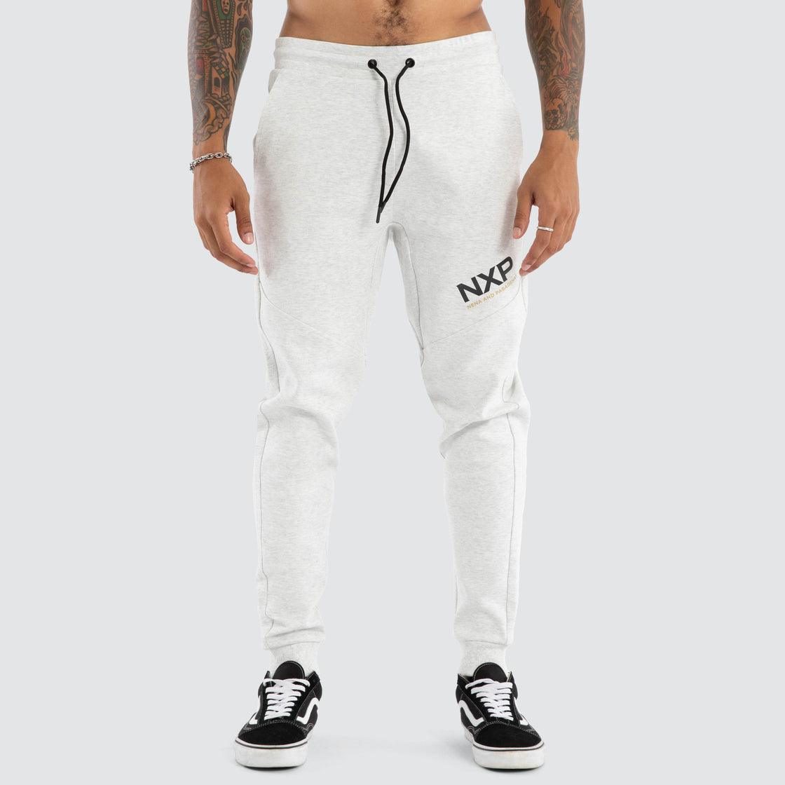 Nena And Pasadena Turret Slim Trackpant - Grey Marle