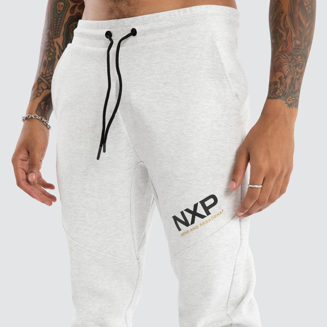 Nena And Pasadena Turret Slim Trackpant - Grey Marle