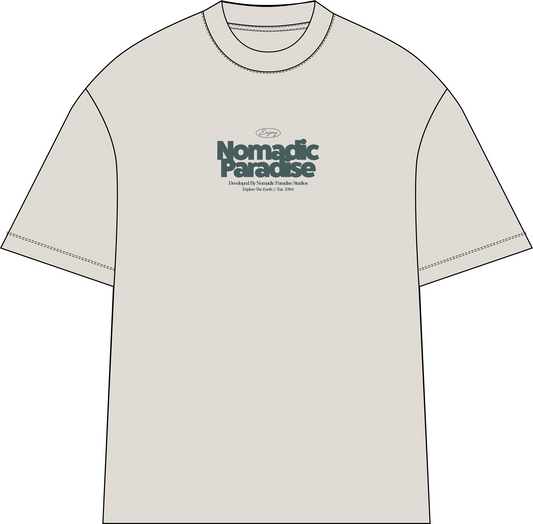 Nomadic Paradise Current Street Tee - Moonbeam