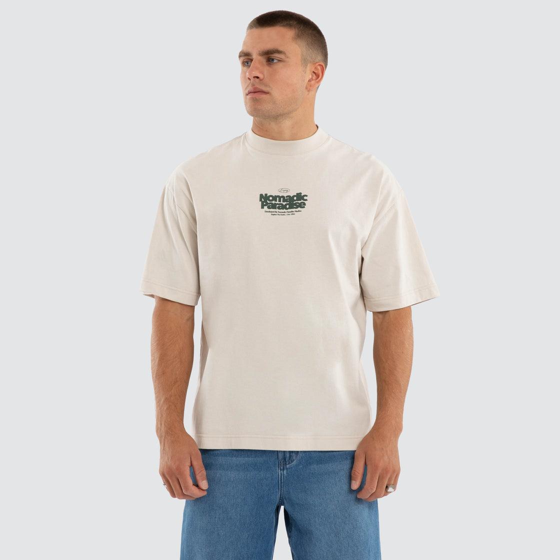 Nomadic Paradise Current Street Tee - Moonbeam