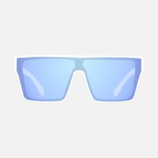 Carve Voodoo - Matt White - Grey Lens W Blue Iridium