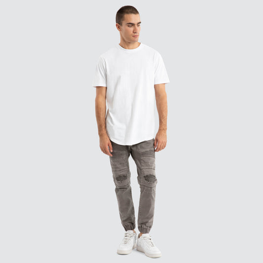 Nena And Pasadena Viper Denim Jogger - Volcano