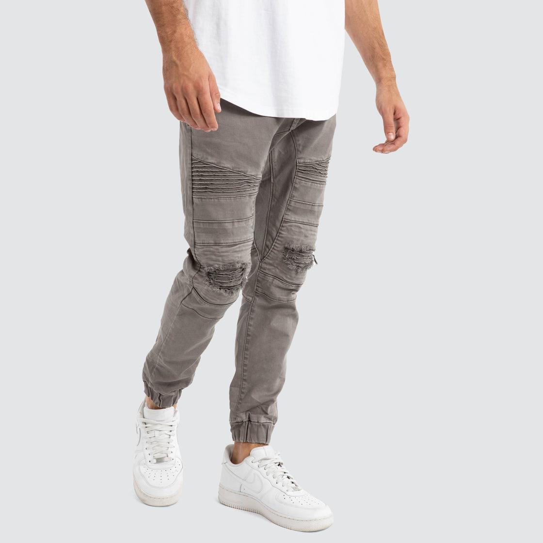 Nena And Pasadena Viper Denim Jogger - Volcano