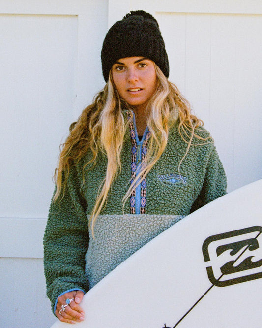 Billabong Horizon Half Zip Fleece Pullover - Treehugger