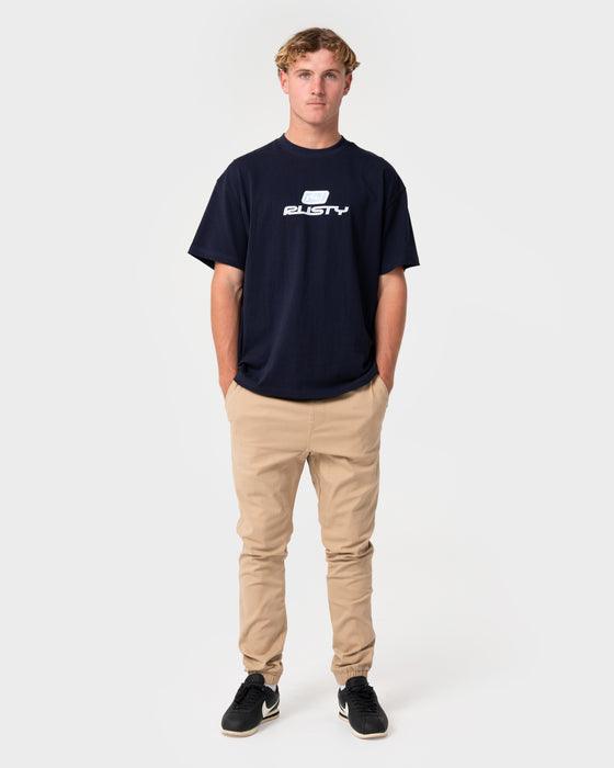 Rusty Hook Out Elastic Pant - Khaki