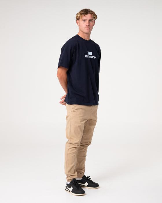 Rusty Hook Out Elastic Pant - Khaki