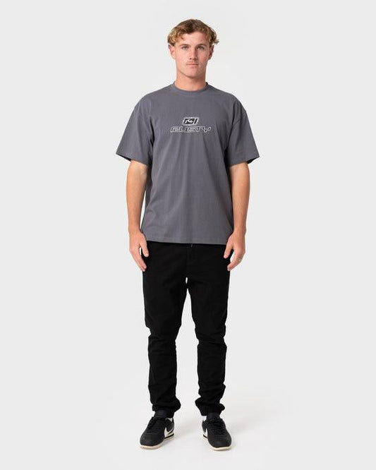 Rusty Hook Out Elastic Pant - Black