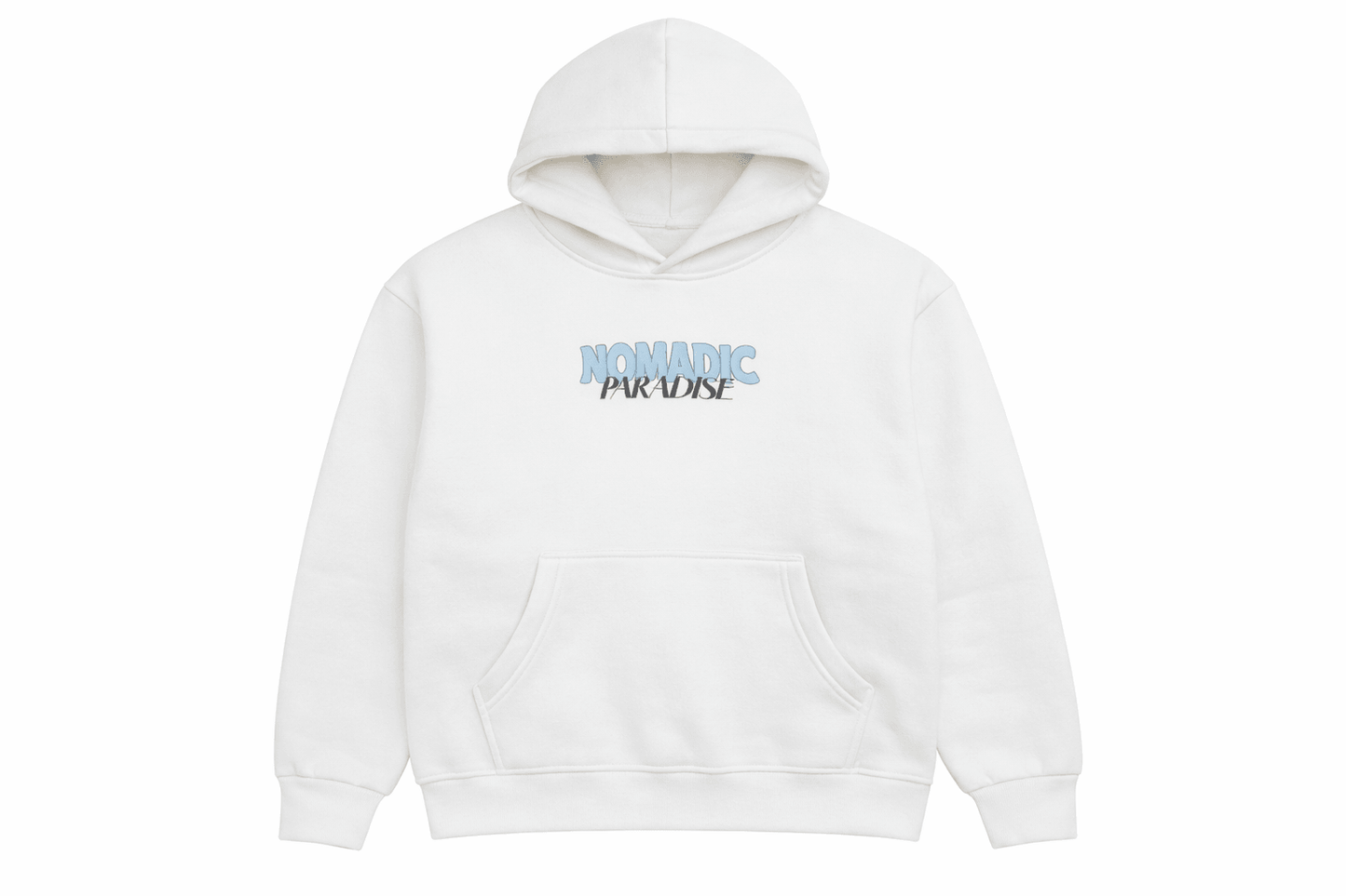 Nomadic Paradise Highrise Oversized Hoodie - Natural White
