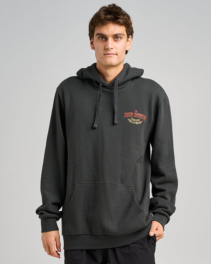The Mad Hueys Fangin Hooded Pullover Vintage Black - Vintage Black