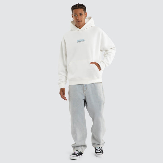 Nomadic Paradise Highrise Oversized Hoodie - Natural White