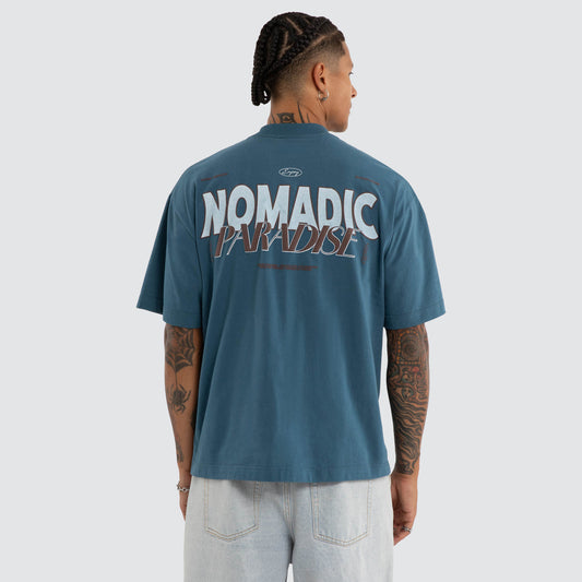 Nomadic Paradise Mainland Street Tee - Real Teal