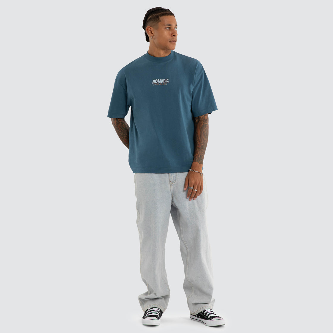 Nomadic Paradise Mainland Street Tee - Real Teal