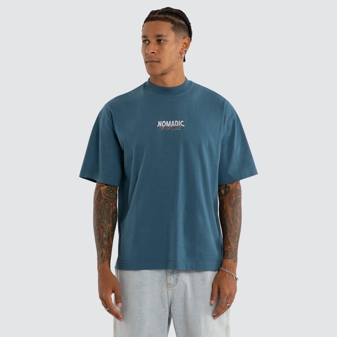 Nomadic Paradise Mainland Street Tee - Real Teal