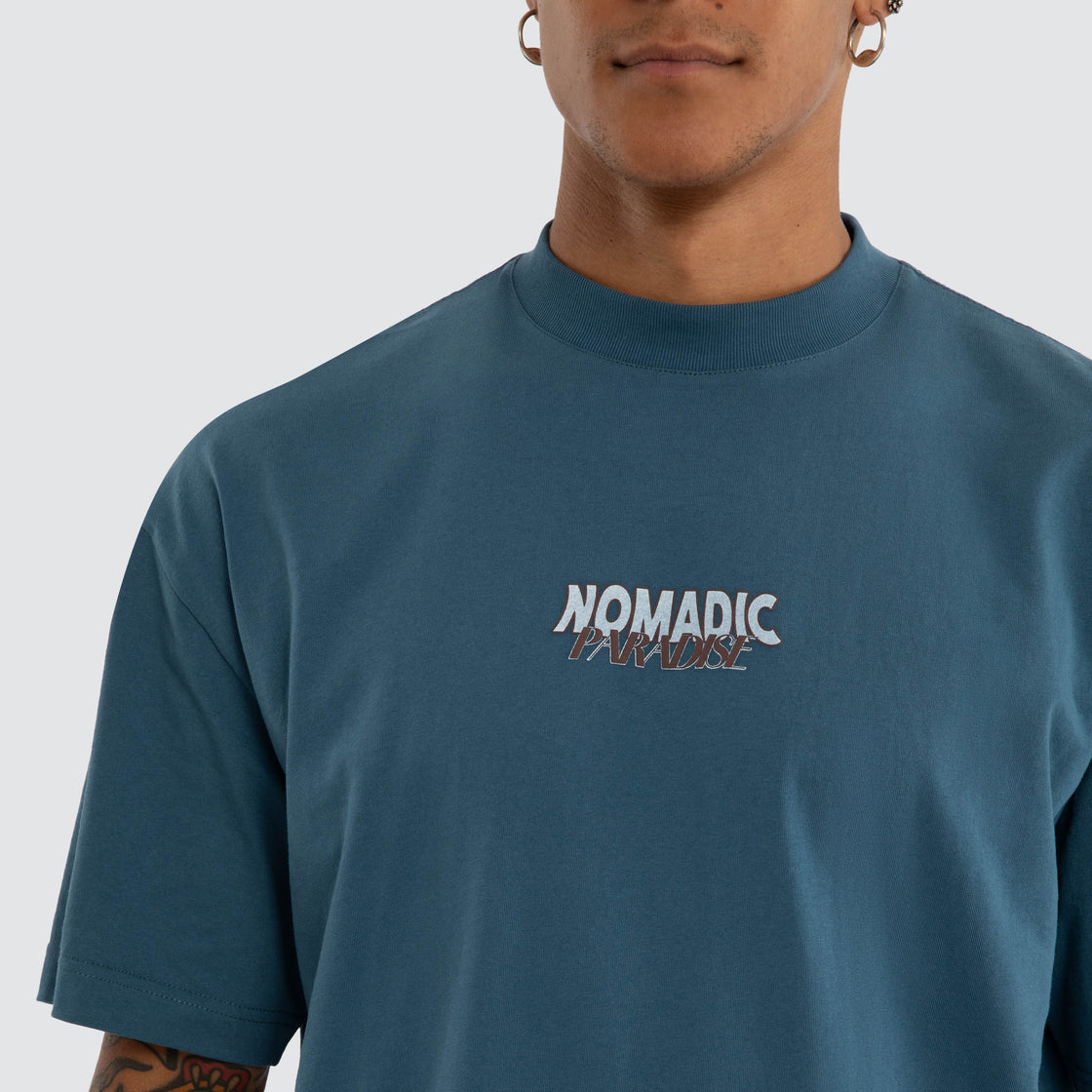 Nomadic Paradise Mainland Street Tee - Real Teal