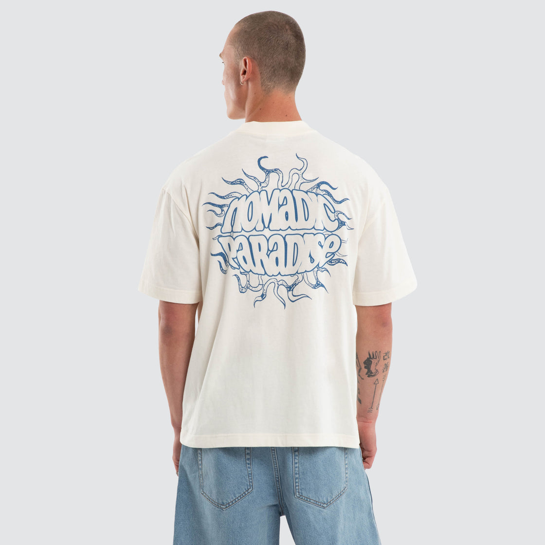 Nomadic Paradise Blaze Street Tee - Tofu