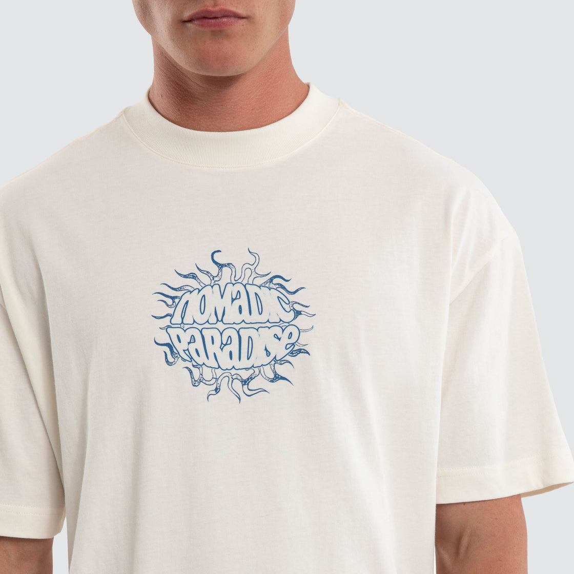 Nomadic Paradise Blaze Street Tee - Tofu